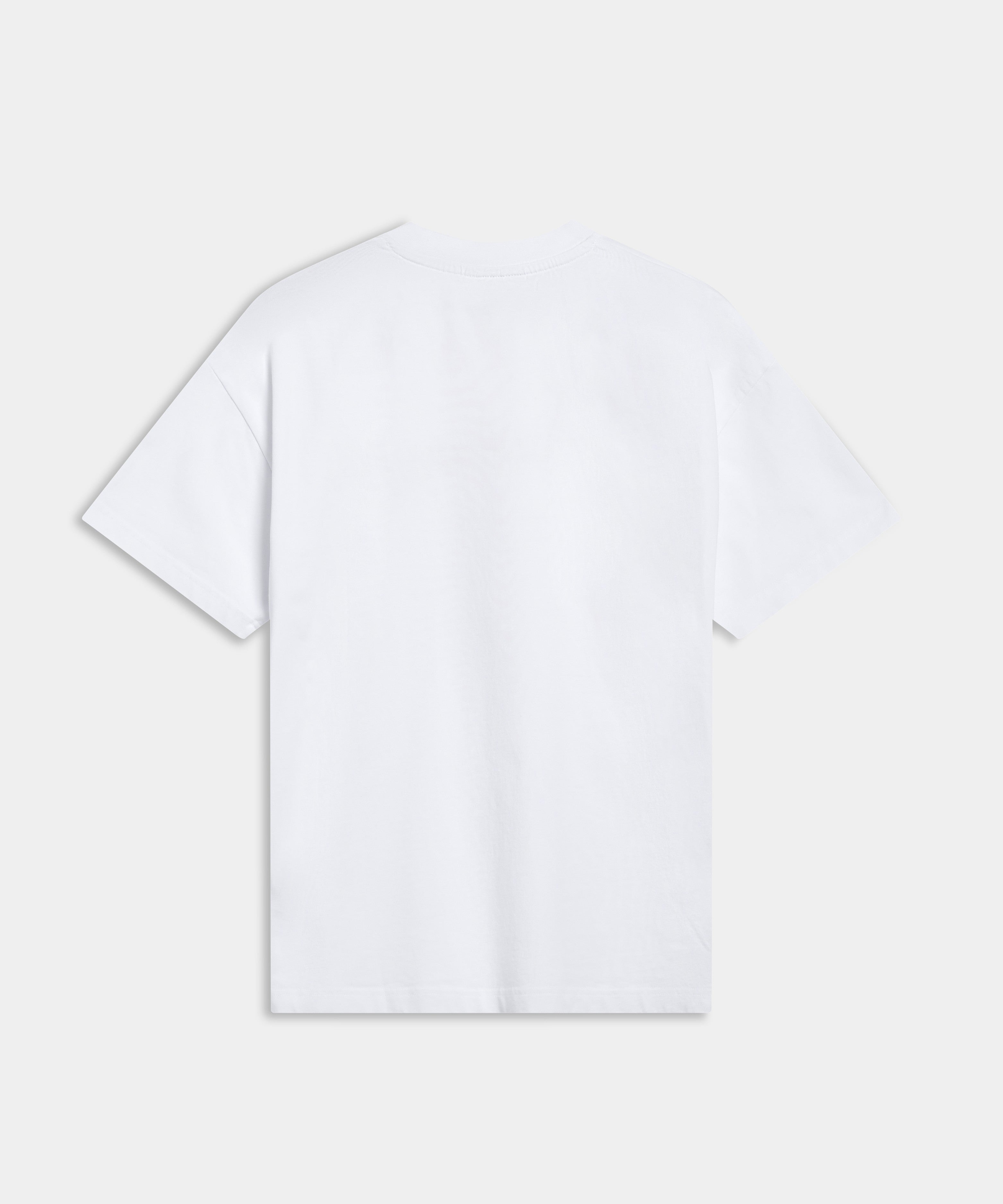 M. CS Tee - White w. olive